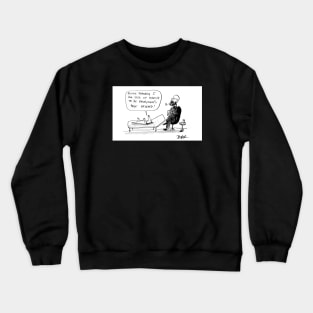 On the couch Crewneck Sweatshirt